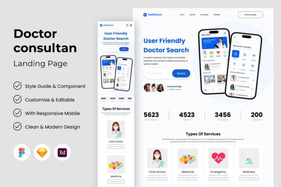Care - Doctor Consultant Landing Page V2: A Deep Dive