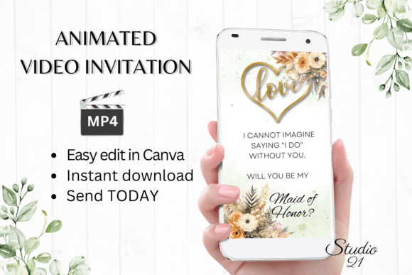 Designing Your Autumn Proposal with Fall Maid of Honor Proposal W3160MH