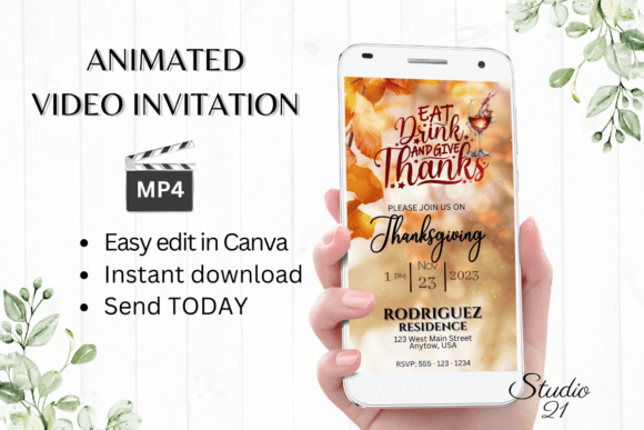 Digital Thanksgiving Evite: A Modern Approach to Holiday Invitations