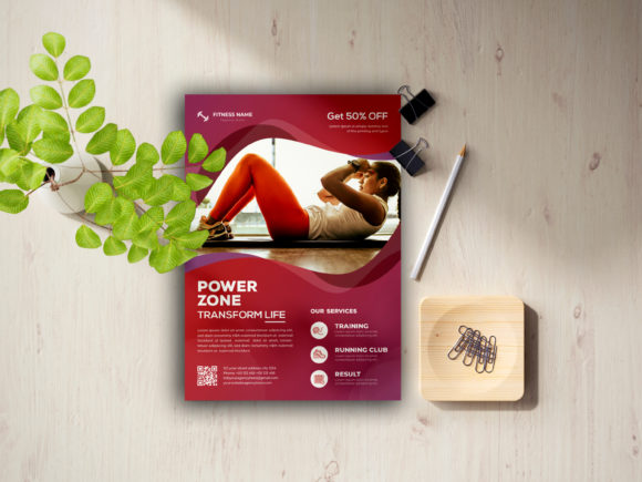 Elevate Your Brand with a Professional Gym Fitness Flyer Template
