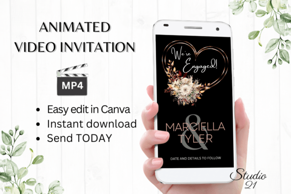 Fall Engagement Announcement W1169B: A Digital Invitation Guide