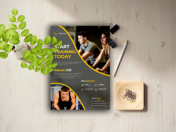 Fitness Gym Flyer Design Template: Clean, Professional Marketing