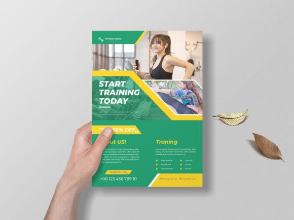 Modern Fitness Flyer Design: A Fresh Template for Your Brand