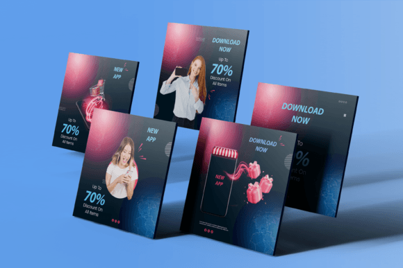 Social Media Template-App-Tech-028-22: Your All-in-One Design Kit