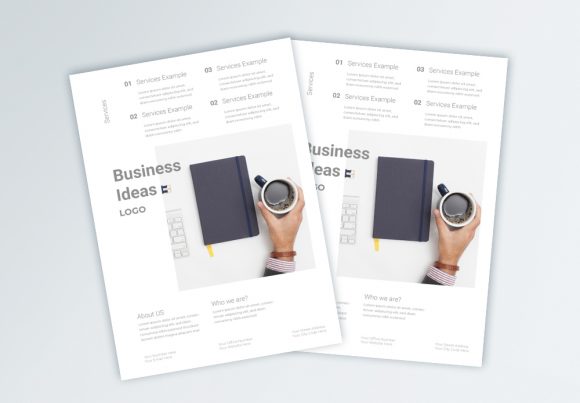 The Minimal Flyer: A Clean Template for Your Business