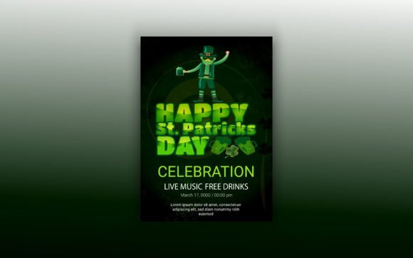 Unveiling the 'Happy Saint Patrick's Day Template Design'