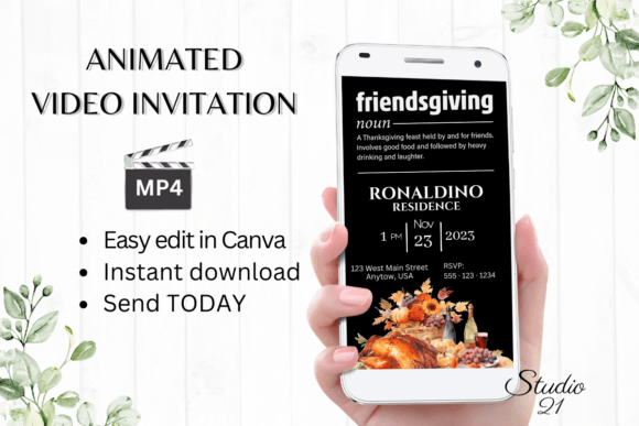 Your Ultimate Friendsgiving Invitation: A Digital Template Guide