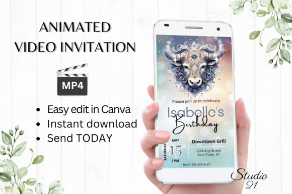 Zodiac Birthday Invitation: A Cosmic Template for Your Celebration